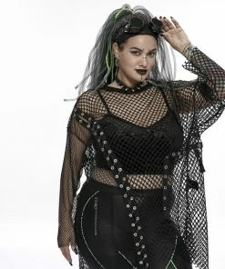 New Arrivals Punk Rave Harlow Mesh Top