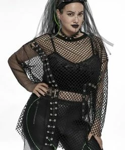 New Arrivals Punk Rave Harlow Mesh Top