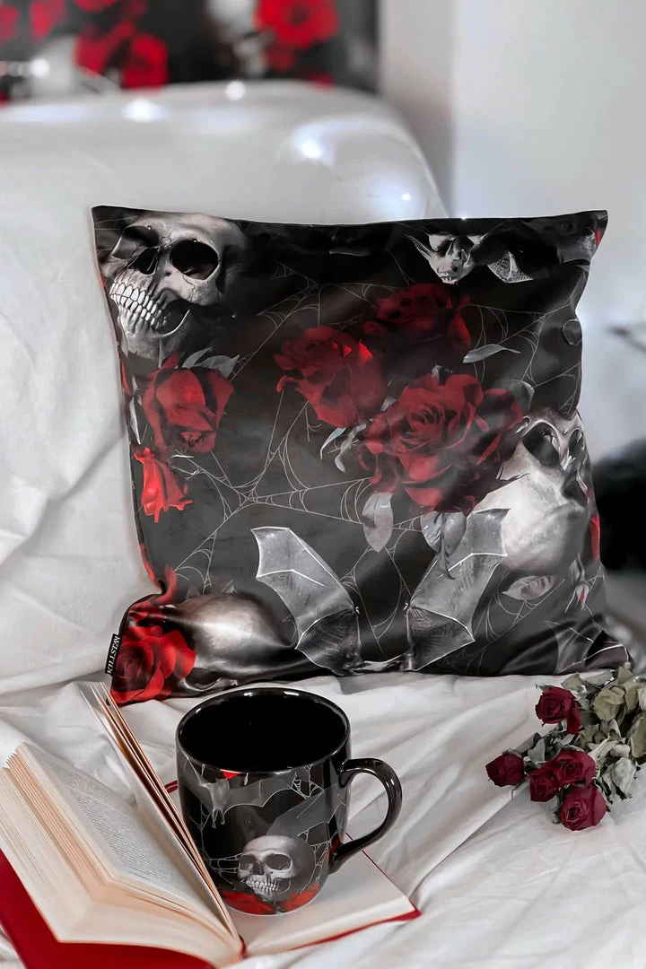 Killstar Haunted Garden Cushion Cover 3 Killstar Haunted Garden Cushion Cover