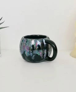 New Arrivals Weird & Wonderful Ceramics Oil Slick Pumpkin Mug
