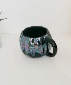 New Arrivals Weird & Wonderful Ceramics Oil Slick Pumpkin Mug