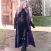 Necessary Evil Purple Lined Selene Coat 2 Necessary Evil Purple Lined Selene Coat