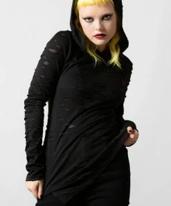 Ladies Killstar Infernia Hooded Top