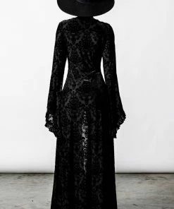 Ladies Killstar Inferno Velvet Duster 14 Ladies Killstar Inferno Velvet Duster