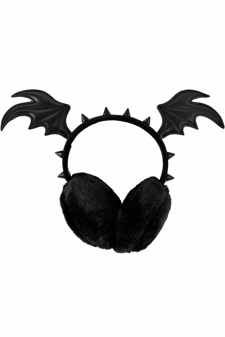 Accessories Killstar Just Wing It Earmuffs 5 Accessories Killstar Just Wing It Earmuffs