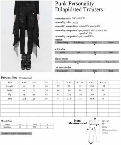 Ladies Punk Rave Nazgul Trousers