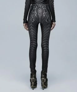 Punk Rave Inclementia Leggings Black / Gray