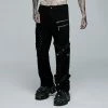 Punk Rave Jett Black Trousers Ladies