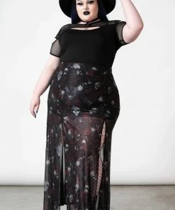 Killstar Kleadora Mesh Maxi Skirt 20 Killstar Kleadora Mesh Maxi Skirt