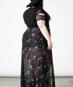 Killstar Kleadora Mesh Maxi Skirt 23 Killstar Kleadora Mesh Maxi Skirt