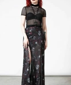 Killstar Kleadora Mesh Maxi Skirt 15 Killstar Kleadora Mesh Maxi Skirt
