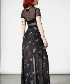 Killstar Kleadora Mesh Maxi Skirt 17 Killstar Kleadora Mesh Maxi Skirt