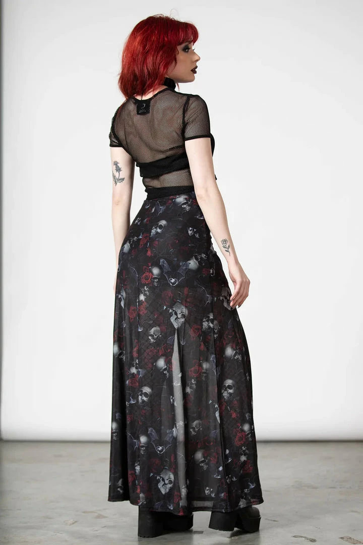 Killstar Kleadora Mesh Maxi Skirt 7 Killstar Kleadora Mesh Maxi Skirt