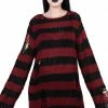 Killstar Krueger Knit Sweater Ladies 2 Killstar Krueger Knit Sweater Ladies