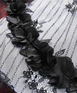 Dark In Love Arabella Red Maxi Skirt Ladies