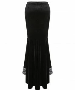 Dark In Love Cordelia Velvet Skirt Ladies
