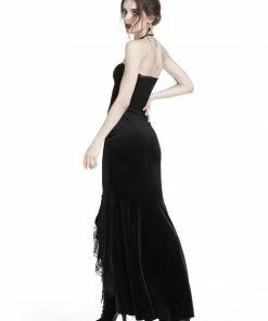 Dark In Love Cordelia Velvet Skirt Ladies