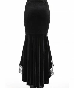 Dark In Love Cordelia Velvet Skirt Ladies