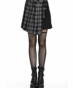 Dark In Love Leah Tartan Mini Skirt