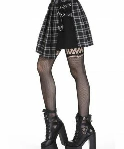 Dark In Love Leah Tartan Mini Skirt