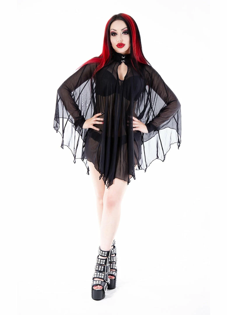 Necessary Evil Cybele Bat Wing Dress 7 Necessary Evil Cybele Bat Wing Dress