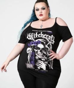 Ladies Killstar Local Coven Cut Top