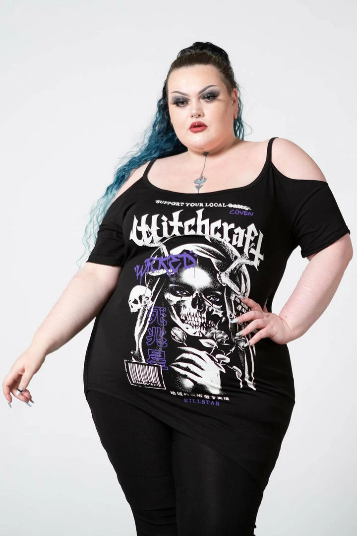 Ladies Killstar Local Coven Cut Top 3 Ladies Killstar Local Coven Cut Top