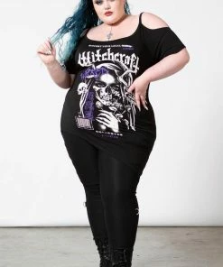 Ladies Killstar Local Coven Cut Top