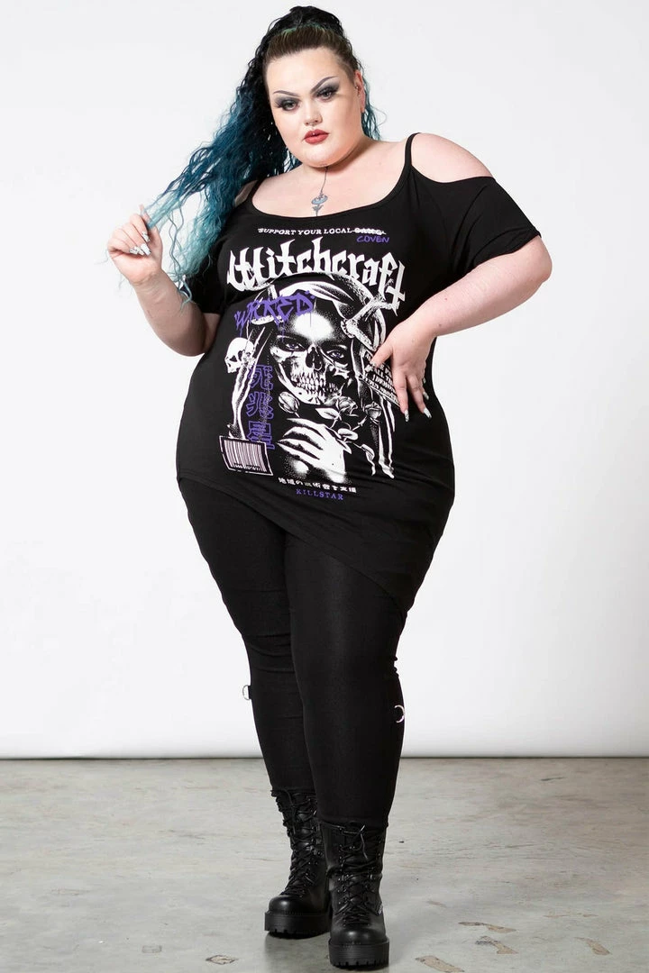 Ladies Killstar Local Coven Cut Top 4 Ladies Killstar Local Coven Cut Top