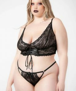 Ladies Killstar Lovella Lace Bralet