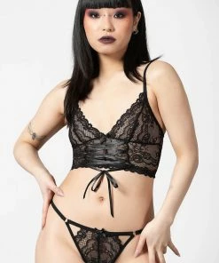 Ladies Killstar Lovella Lace Bralet