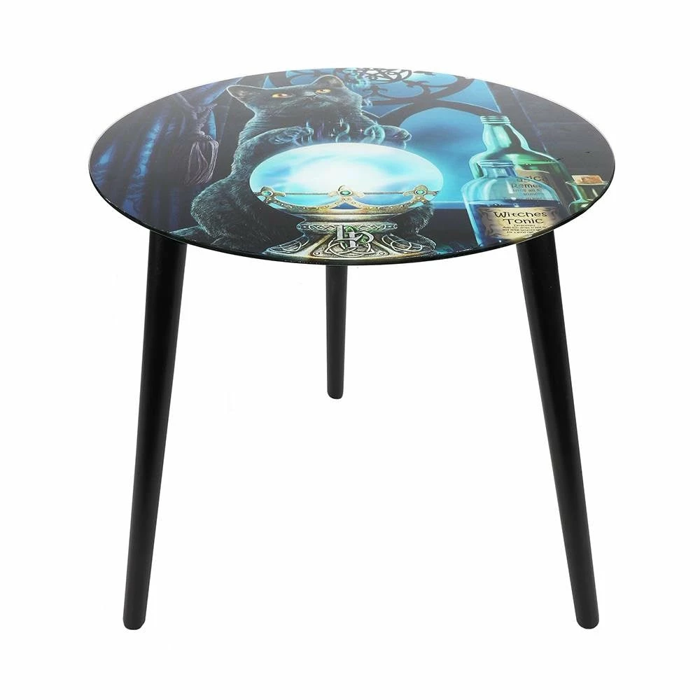 Homeware Gothic Gifts Witches Apprentice Glass Table 5 Homeware Gothic Gifts Witches Apprentice Glass Table