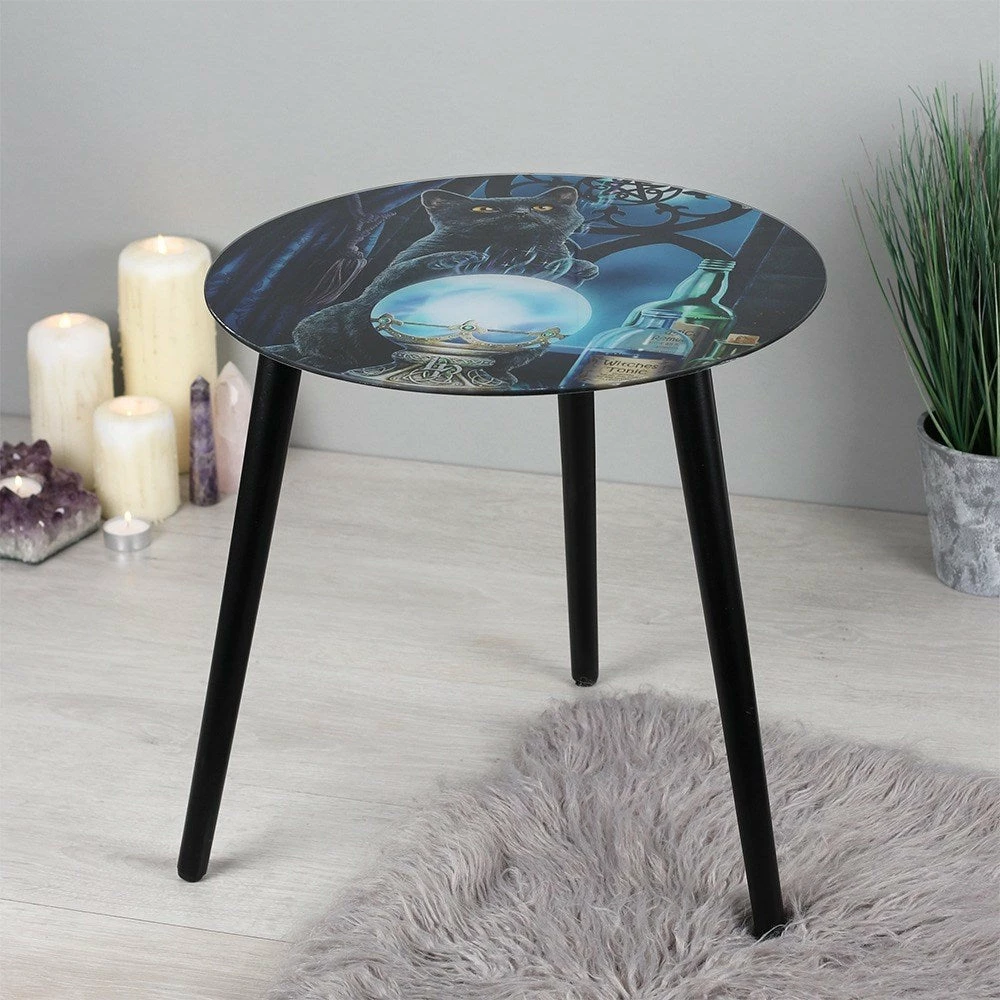Homeware Gothic Gifts Witches Apprentice Glass Table 3 Homeware Gothic Gifts Witches Apprentice Glass Table