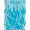 Gothic Attitude New Arrivals Lagoon Blue Curly 20" Weft Hair Extensions