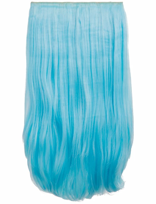 Gothic Attitude Lagoon Blue Straight 24" Weft Hair Extensions 3 Gothic Attitude Lagoon Blue Straight 24" Weft Hair Extensions