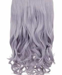 Gothic Attitude Lavender Grey Curly 20" Weft Hair Extensions New Arrivals