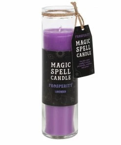 Gothic Gifts Lavender 'Prosperity' Spell Tube Candle
