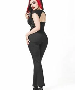 Ladies Necessary Evil Luna Cap Sleeve Top