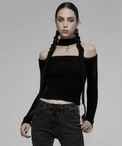 Ladies Punk Rave Sirius Slash Sweater