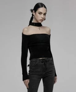 Ladies Punk Rave Sirius Slash Sweater