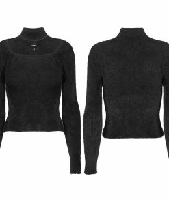 Ladies Punk Rave Sirius Slash Sweater