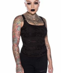 Killstar Machete Vest Top Ladies