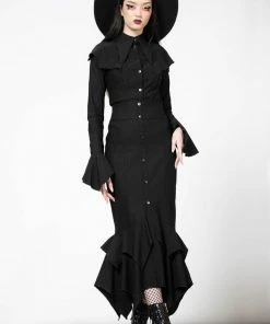 Killstar Magda Winged Shirt Ladies