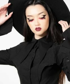 Killstar Magda Winged Shirt Ladies