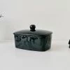 Weird & Wonderful Ceramics Matte Black Bat Butter Bowl New Arrivals