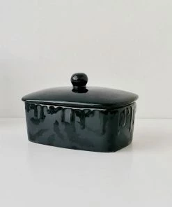 Weird & Wonderful Ceramics Matte Black Bat Butter Bowl New Arrivals