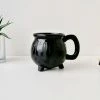 Weird & Wonderful Ceramics Matte Black Bat Cauldron Mug New Arrivals