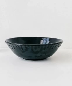 New Arrivals Weird & Wonderful Ceramics Matte Black Bat Pasta Bowl