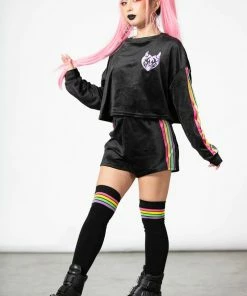 New Arrivals Killstar Mellow Velour Sweater