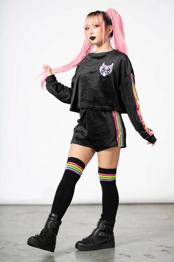 New Arrivals Killstar Mellow Velour Sweater 4 New Arrivals Killstar Mellow Velour Sweater